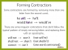 Apostrophes for Contractions - Years 3 and 4 Teaching Resources (slide 6/17)